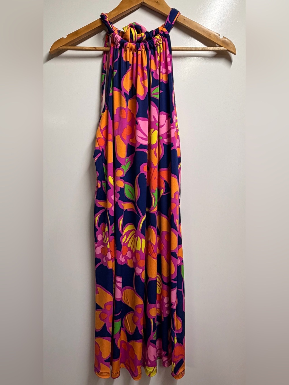 Trina Turk Juju Garden Halter Dress Size small Multicolor Floral - Picture 3 of 8